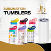 Sublimation Tumblers 20oz Skinny Bulk, Stainless Steel Double Wall Insulated Straight Sublimation Tumbler Cups Blank White With Lid, Individualy Box, Polymer Coating For Heat Transfer